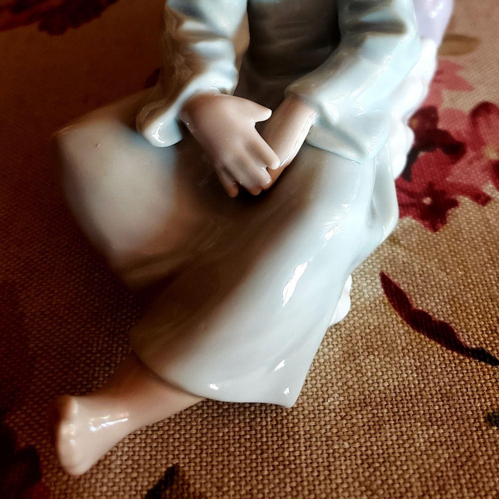 LLADRO Angels - Angelito Pienando al Compañero #5.727 - 1989 VTG - Picture 11 of 16